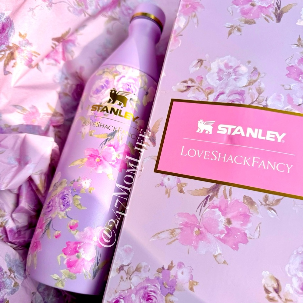 Stanley x LovesShackFancy All Day Slim Bottle 40oz *Trendy Sold Out onsite*